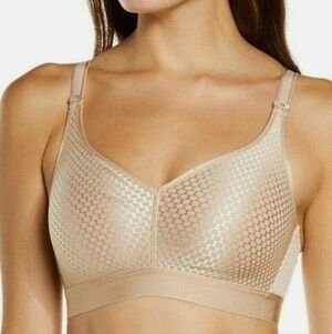 Chantelle C Magnifique Nouveau Seamless Unlined Minimizing Bra Nude 38DDD C27290